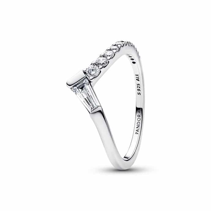 Pandora Tiara Baguette Pavé Band Ring