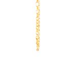 Gauge Diamond Cut Rectangular Trace Link Necklace in Yellow Gold