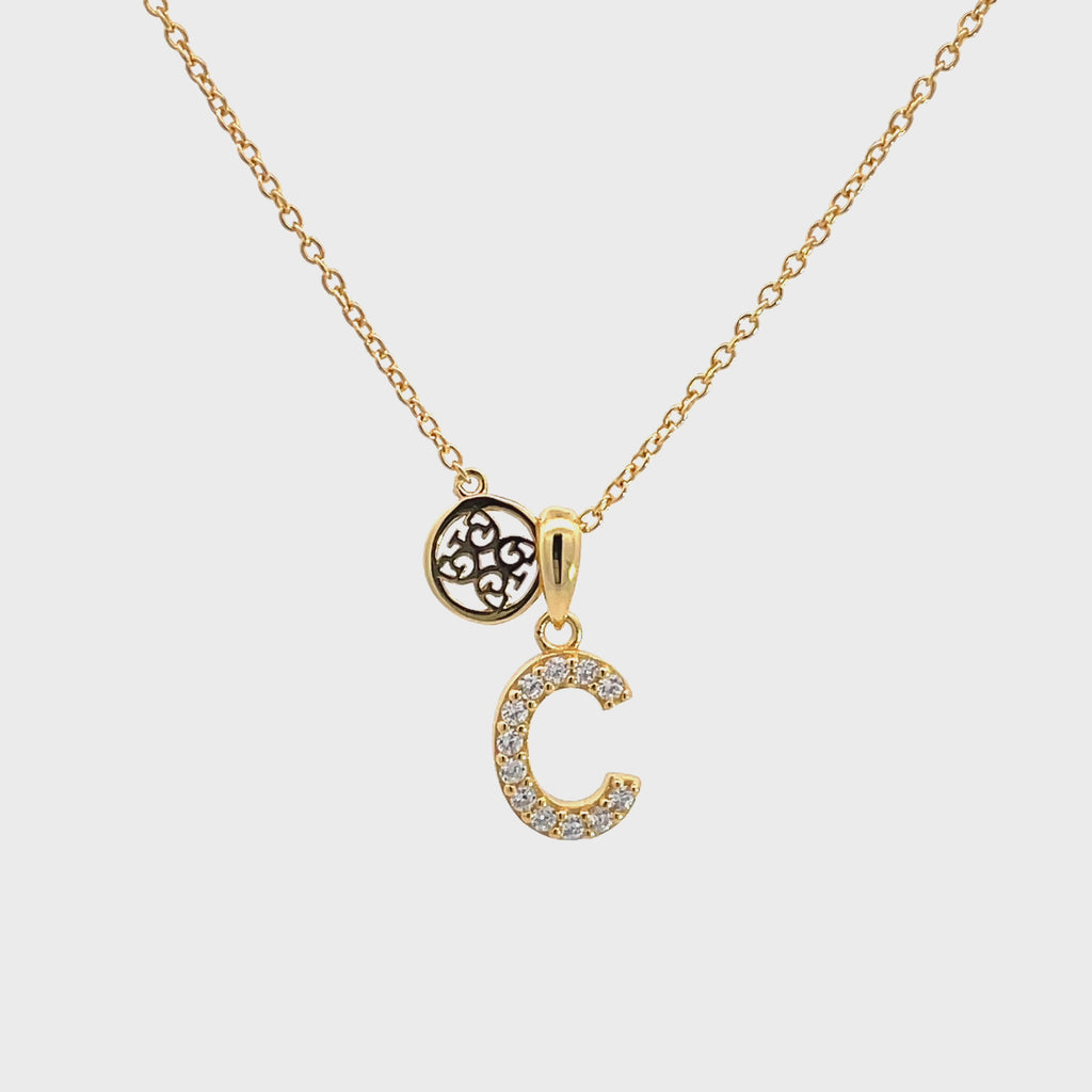 Georgini Luxury Letters A Initial Pendant