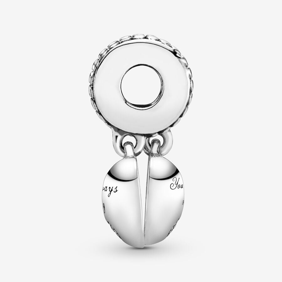 Mother & Daughter Hearts Dangle Charm