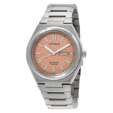 Citizen Zenshin Three-hand Orange Dial Men's Watch