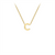 9ct Petite Initial Necklace