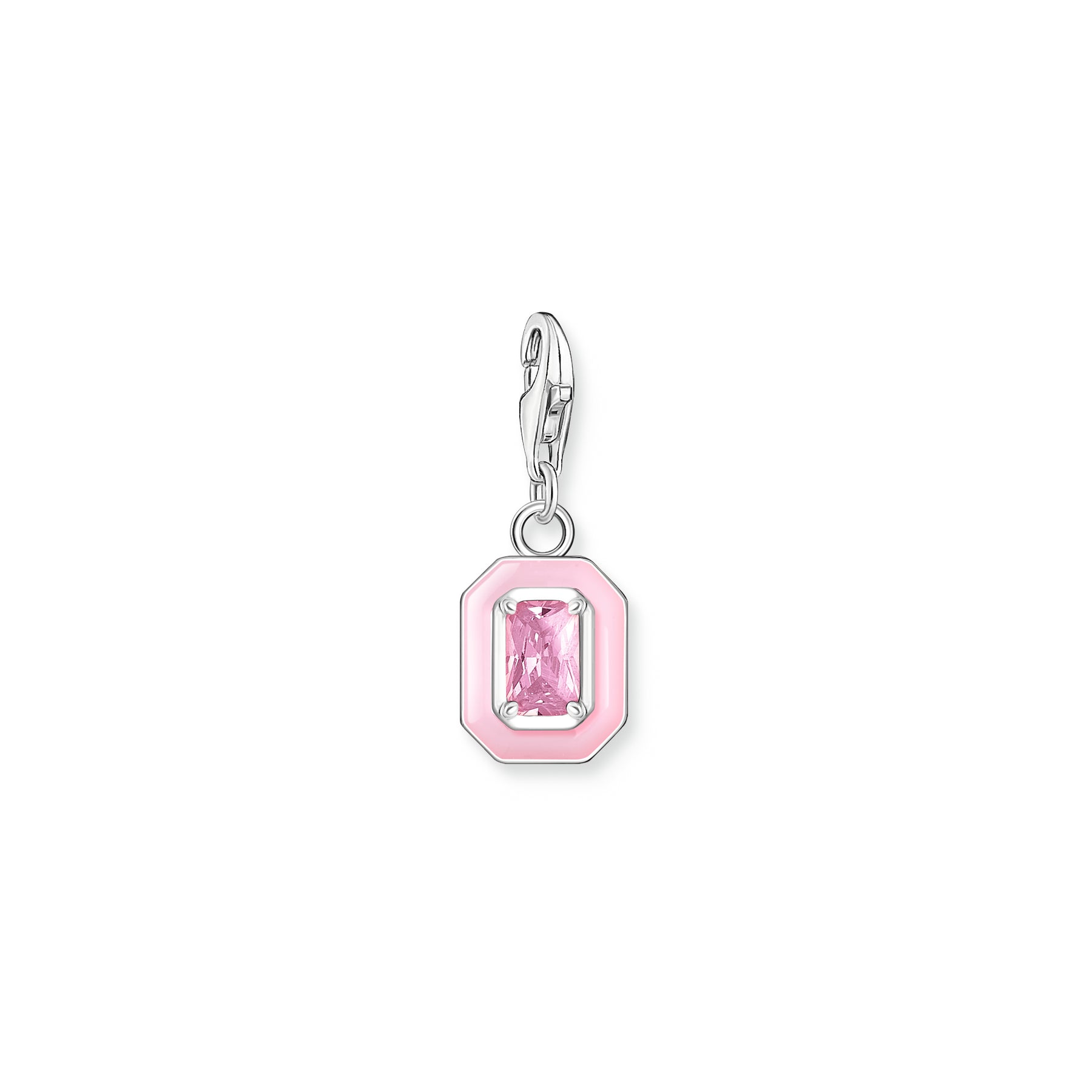 Thomas Sabo Charmista Pink Enamel CZ Charm