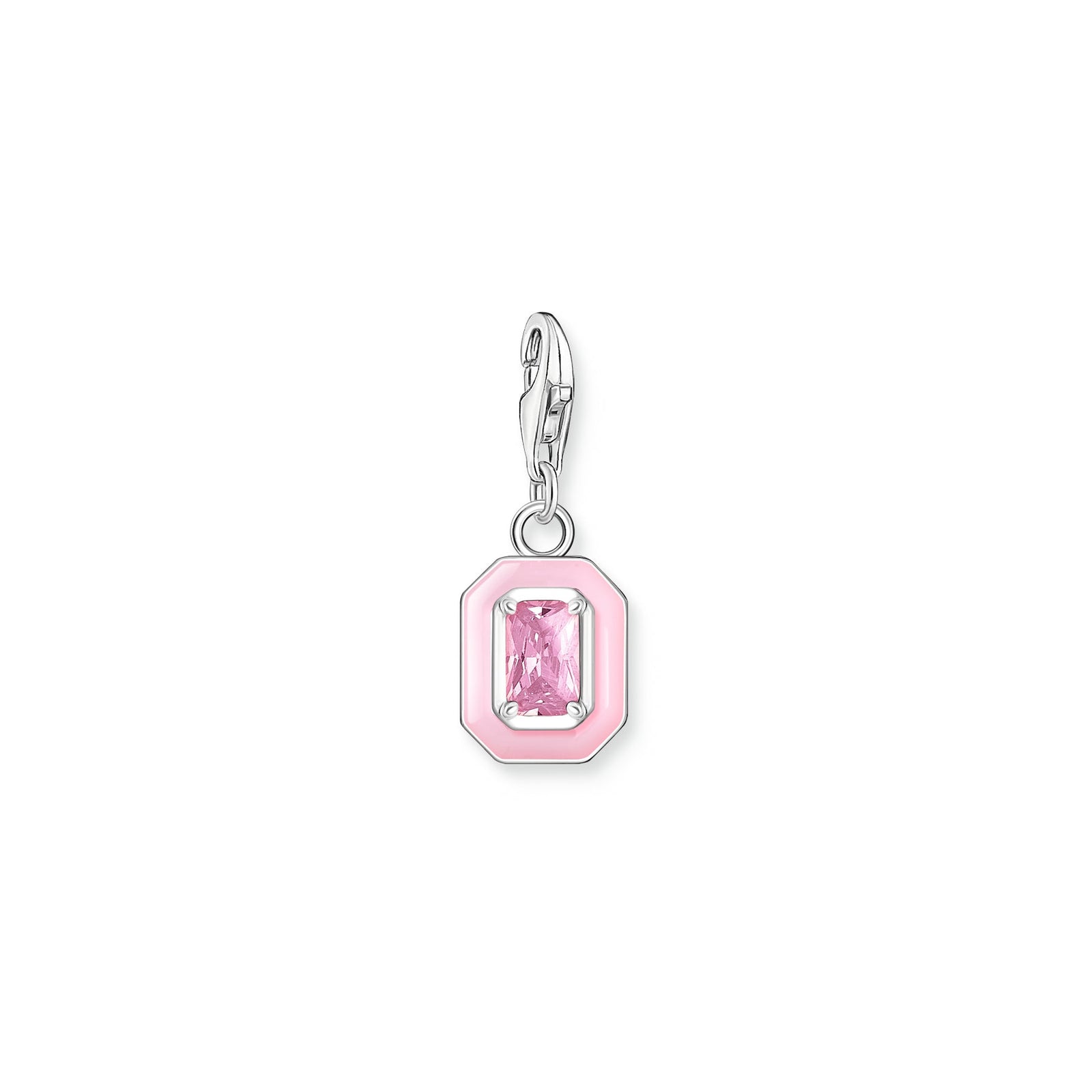 Thomas Sabo Charmista Pink Enamel CZ Charm