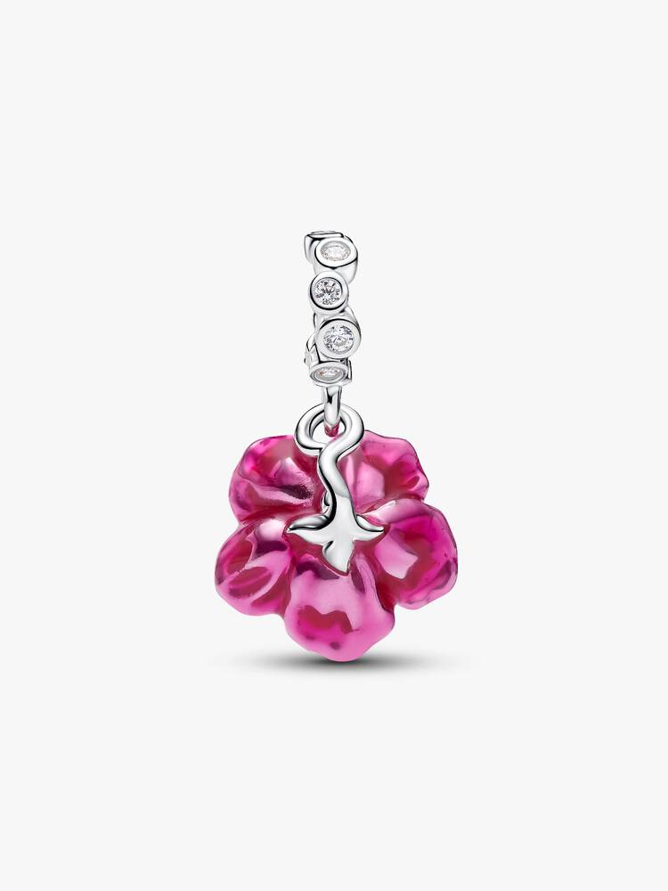 Pandora Hibiscus Dangle Charm