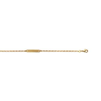 18K Gold-Plated Alloy Name Plate Bracelet