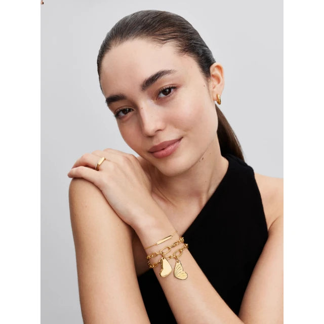 Pandora Engravable Bar Bracelet with Clear Cubic Zirconia