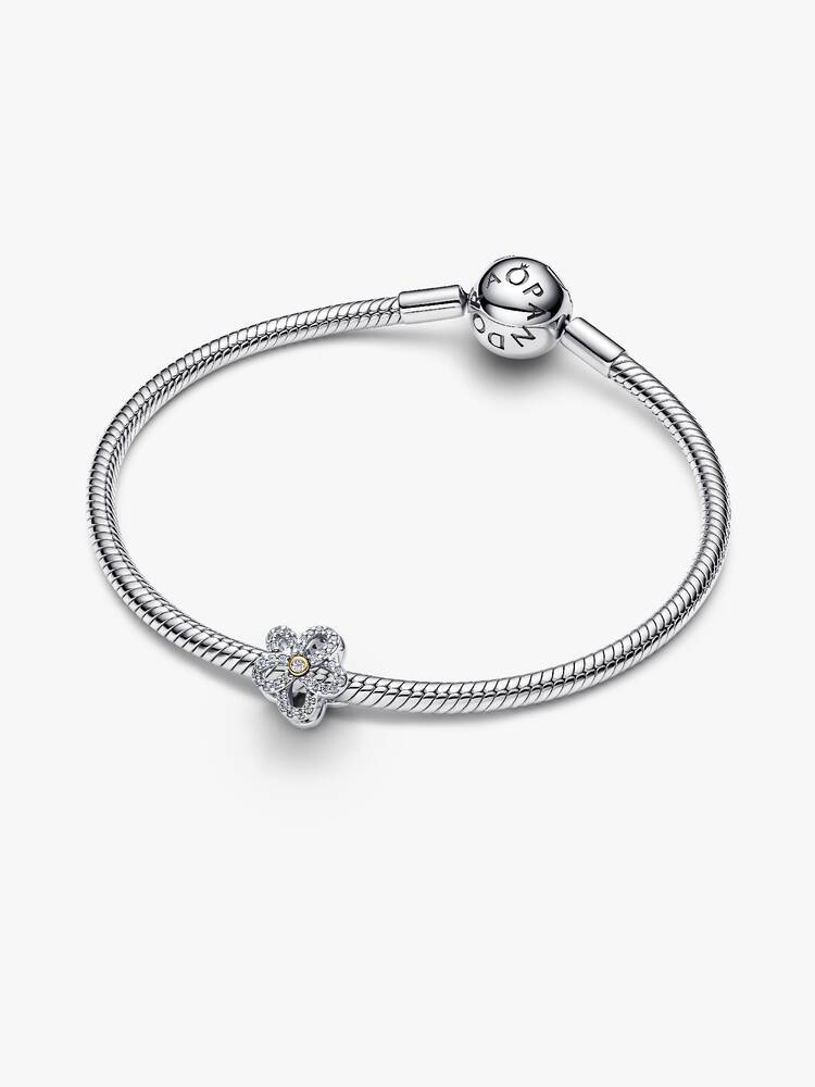 Pandora Pavé Flower Openwork Charm