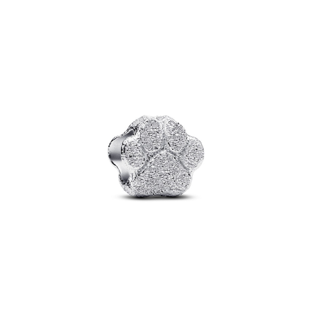 Pandora Textured Paw Mini Charm