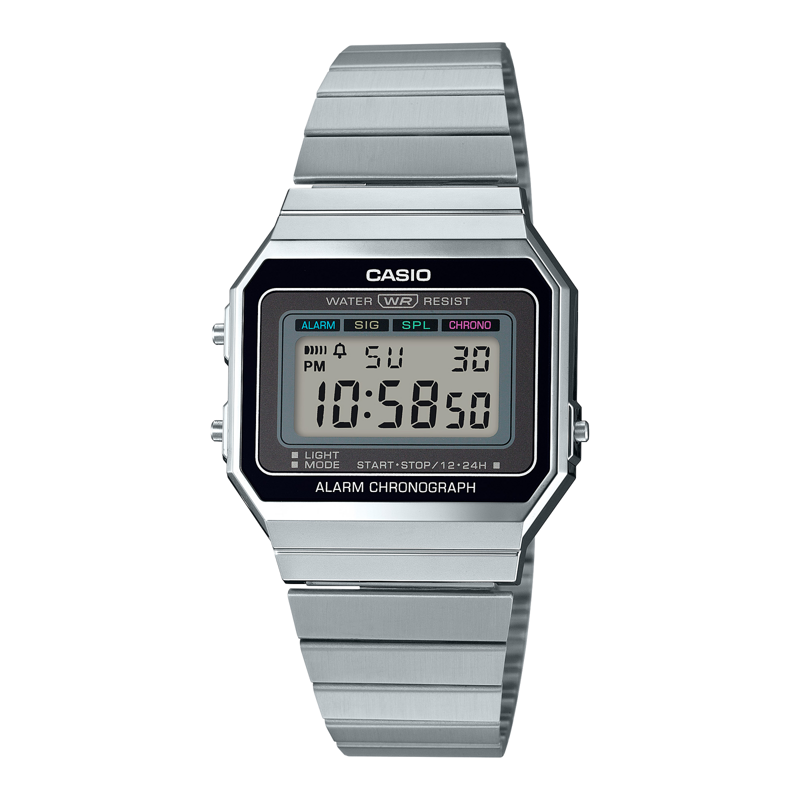 Casio A700W-1A Silver Stainless Watch