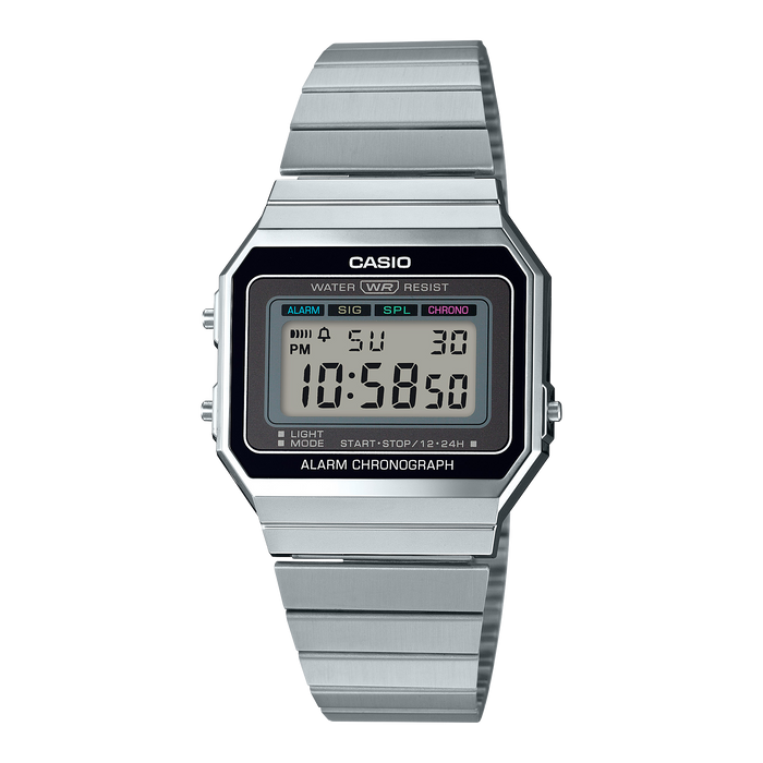 Casio A700W-1A Silver Stainless Watch