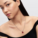 Pandora Engravable Heart Platinum-Plated Dangle Charm