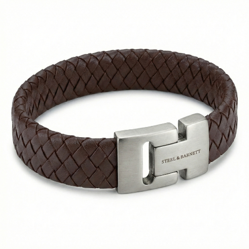 Elliot - Brown 18mm Leather Bracelet - LBE/002