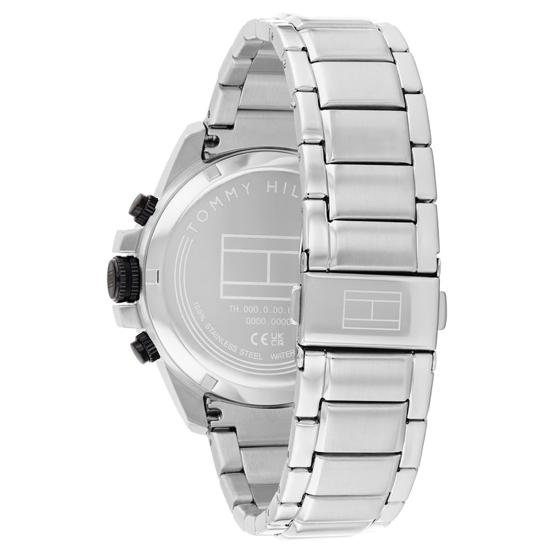 Tommy Hilfiger Stainless Steel Navy Dial Multi-function Men's Watch