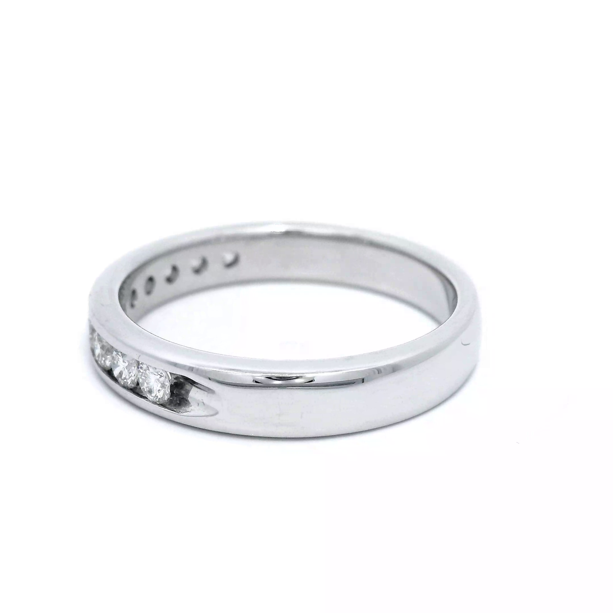 18CT W/G CHANNEL DI ET RI =.50PT SZ O