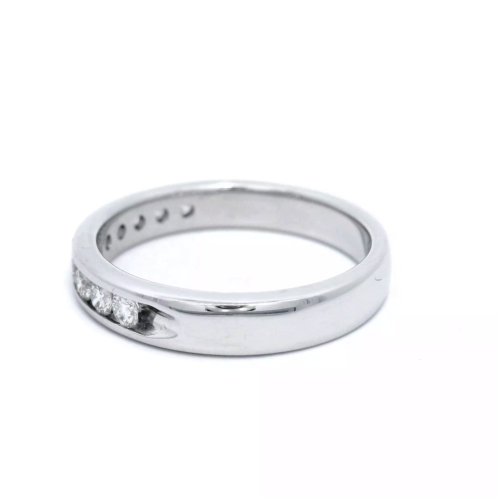 18CT W/G CHANNEL DI ET RI =.50PT SZ O