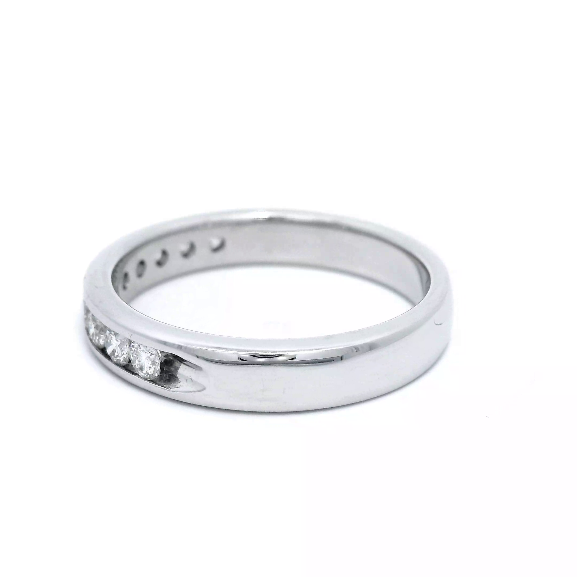 18CT W/G CHANNEL DI ET RI =.50PT SZ O