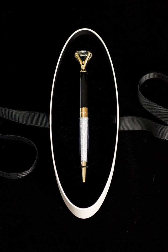 Georgini Diamond Pen Onyx