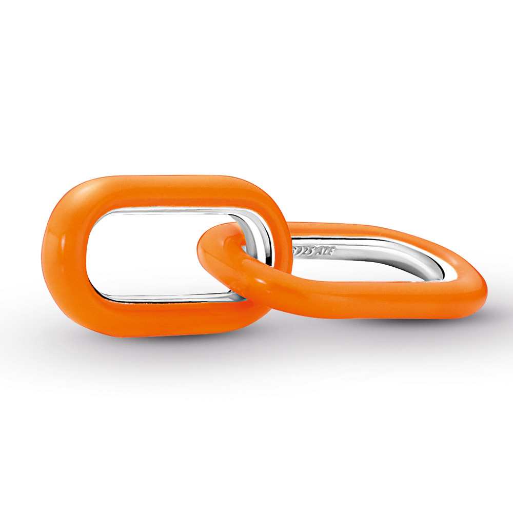 Pandora ME Styling Bright Orange Double Link
