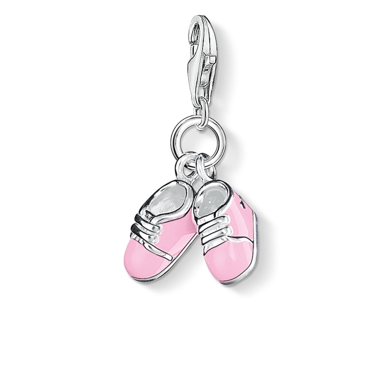 THOMAS SABO Charm Pendant "Pink Baby Shoes"