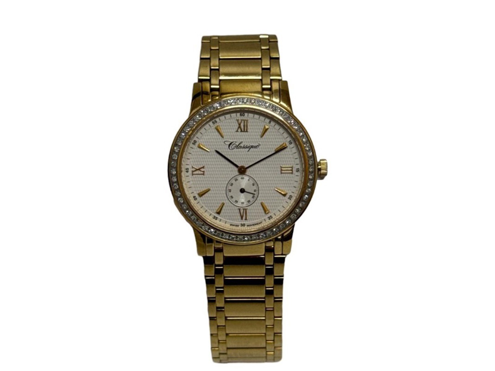 Classique Diamond Set Watch Ladies 28-111Gd