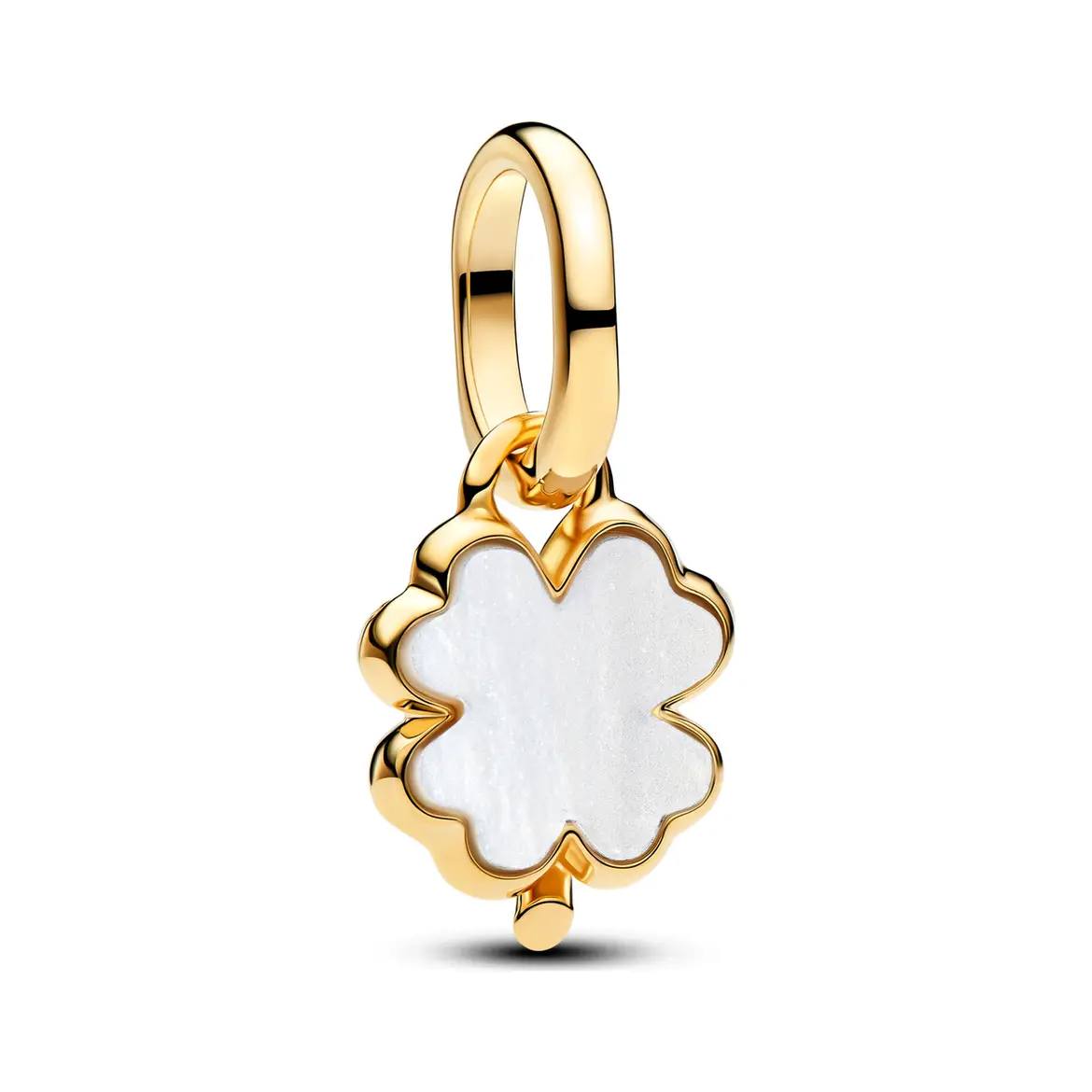 Pandora Clover 14K Gold-Plated  Mini Dangle