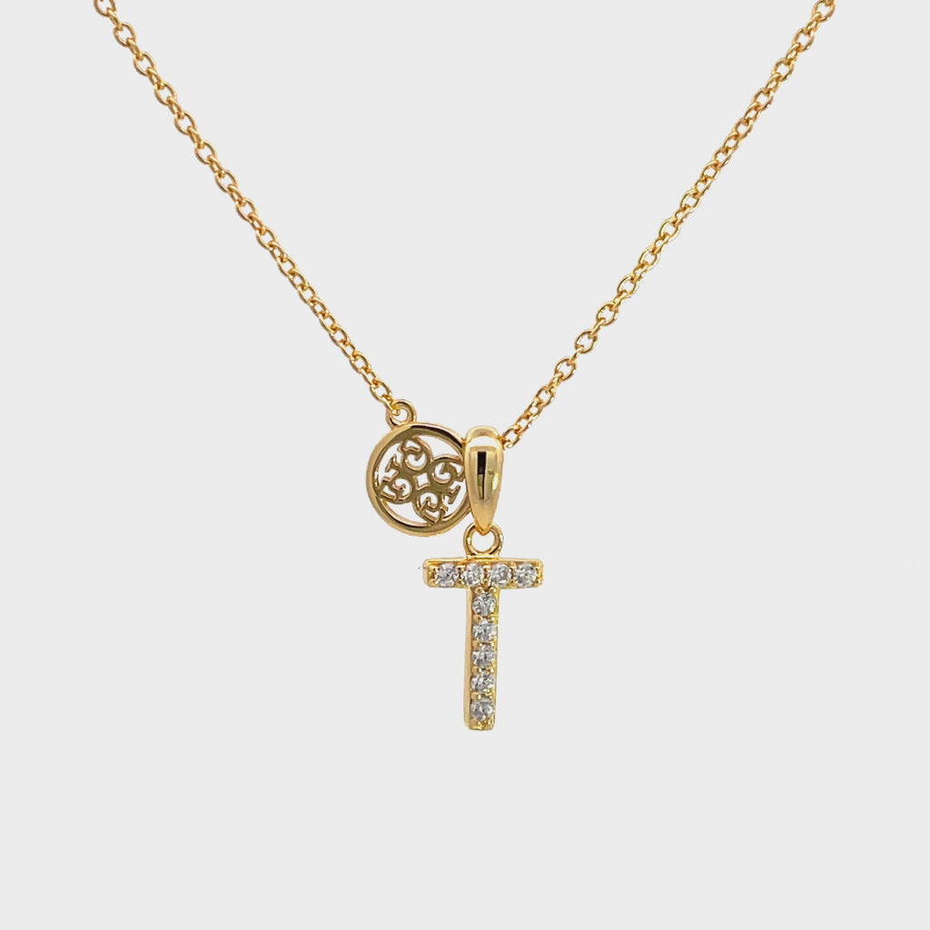 Georgini Luxury Letters A Initial Pendant