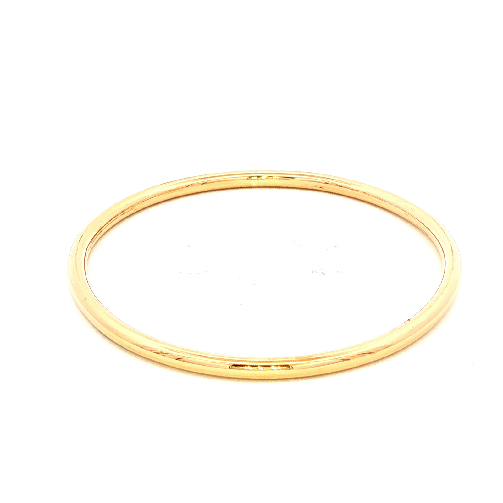 Solid Yellow Gold Childrens Bangle