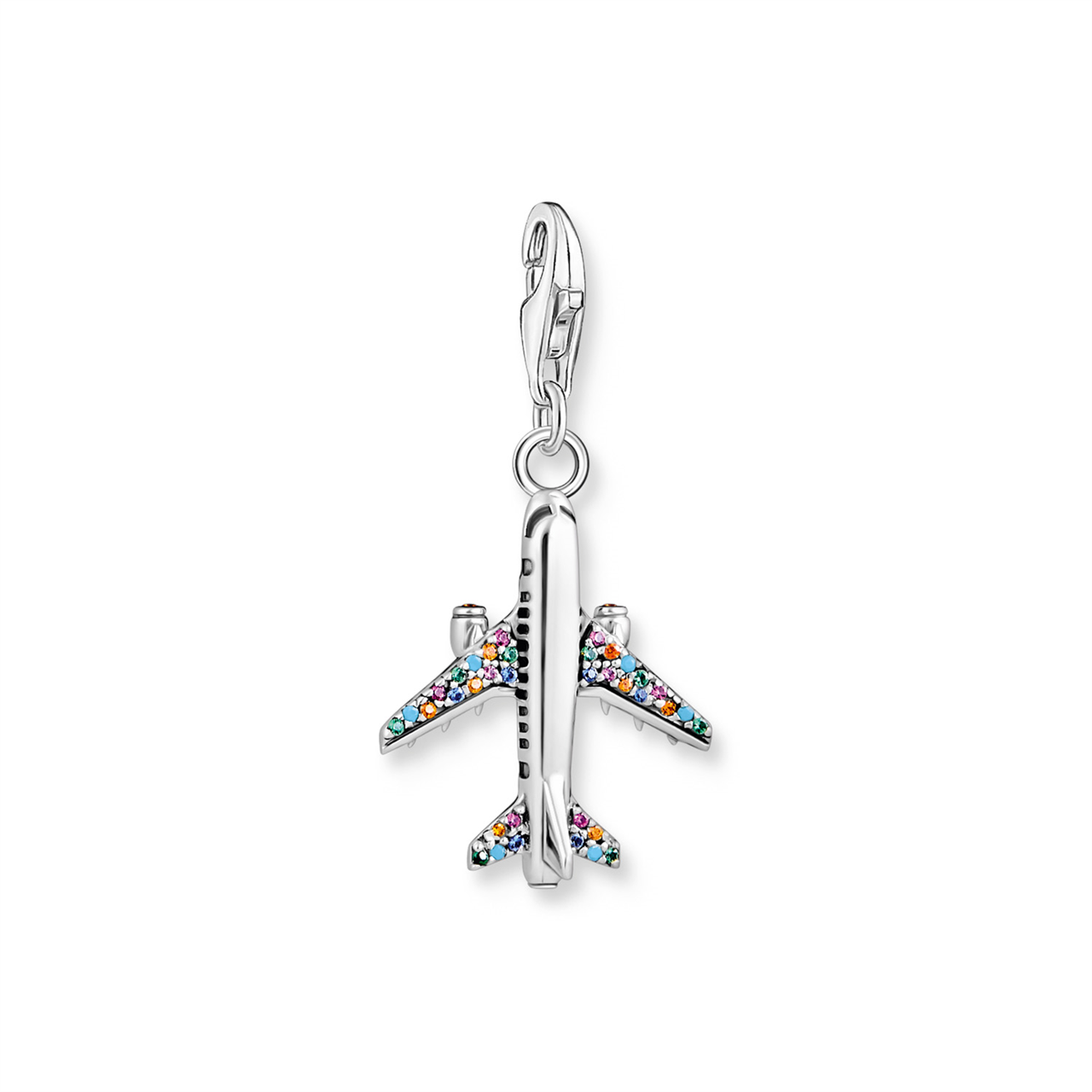 Thomas Sabo Charm Club Multicoloured Aeroplane