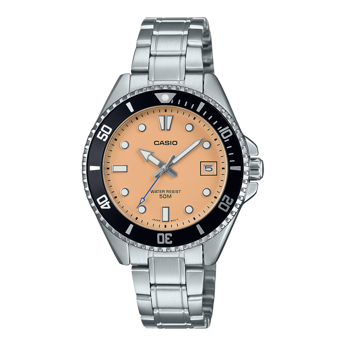 Casio Mdv10d-4A2 Stainless Steel Analogue Watch