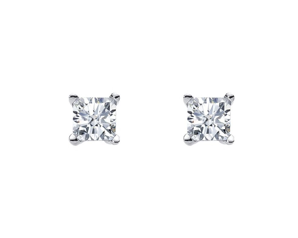 Ellani Princess Cubic Zirconia Studs