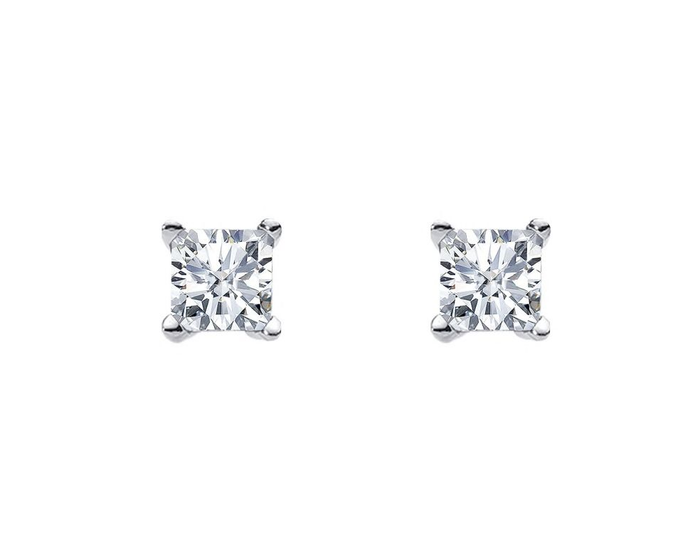 Ellani Princess Cubic Zirconia Studs