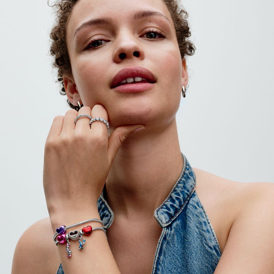 Pandora Round Hoop Earrings