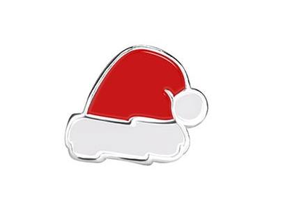 Tiny Treasures Santa Hat Stud Earrings