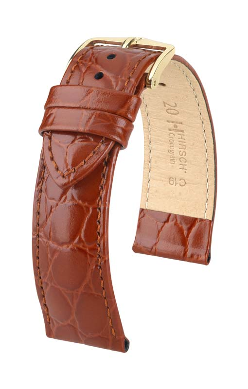 Hirsch 12302870-1 Crocograin Strap
