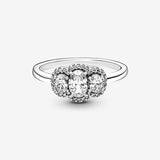 Three Stone Vintage Ring - 60