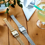 Casio Vintage AQ-230A-7D Silver Stainless Watch Unisex