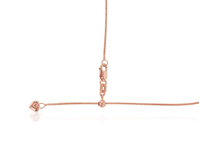 Rose Gold Magic Wheat Chain
