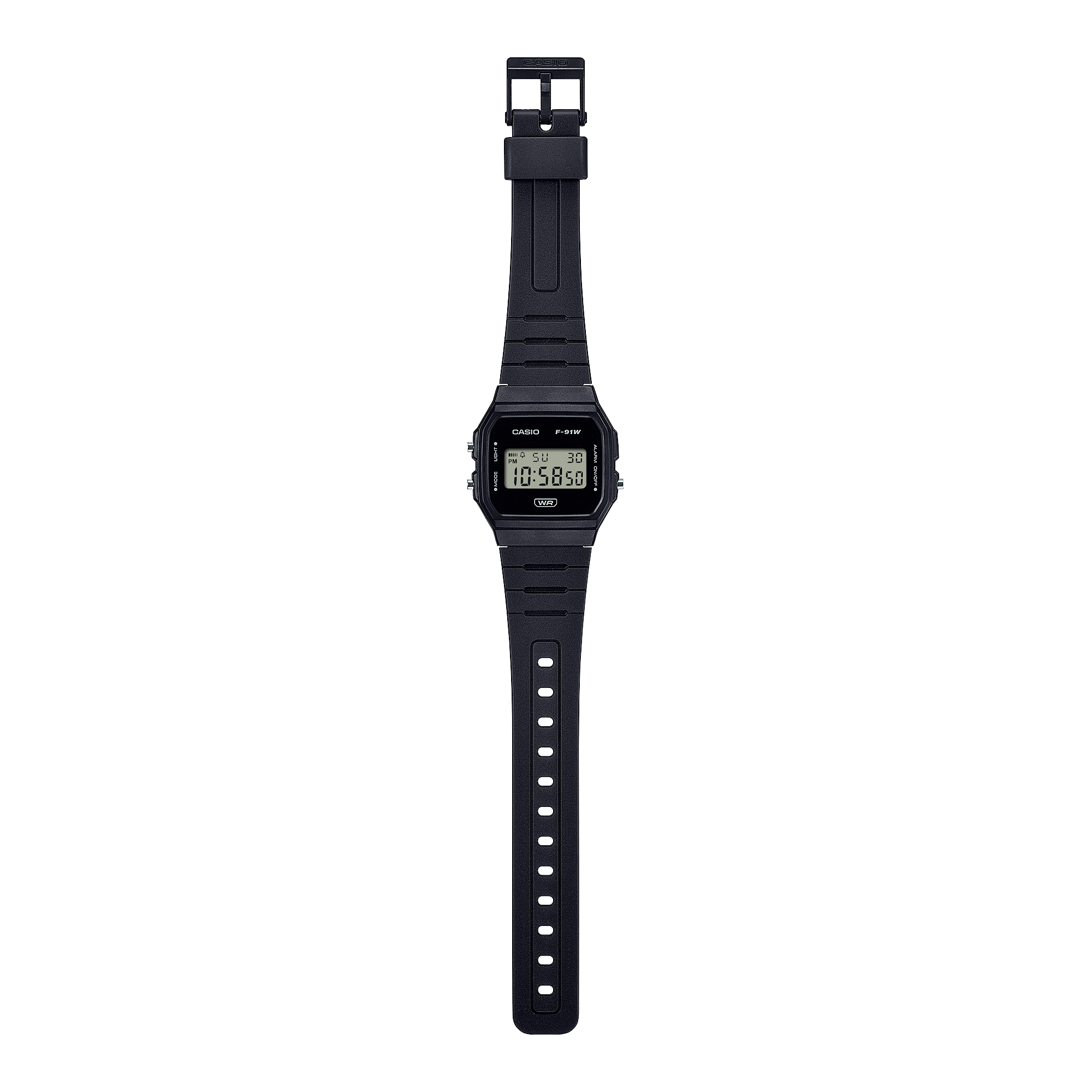 Casio Digital Black Resin Band Watch