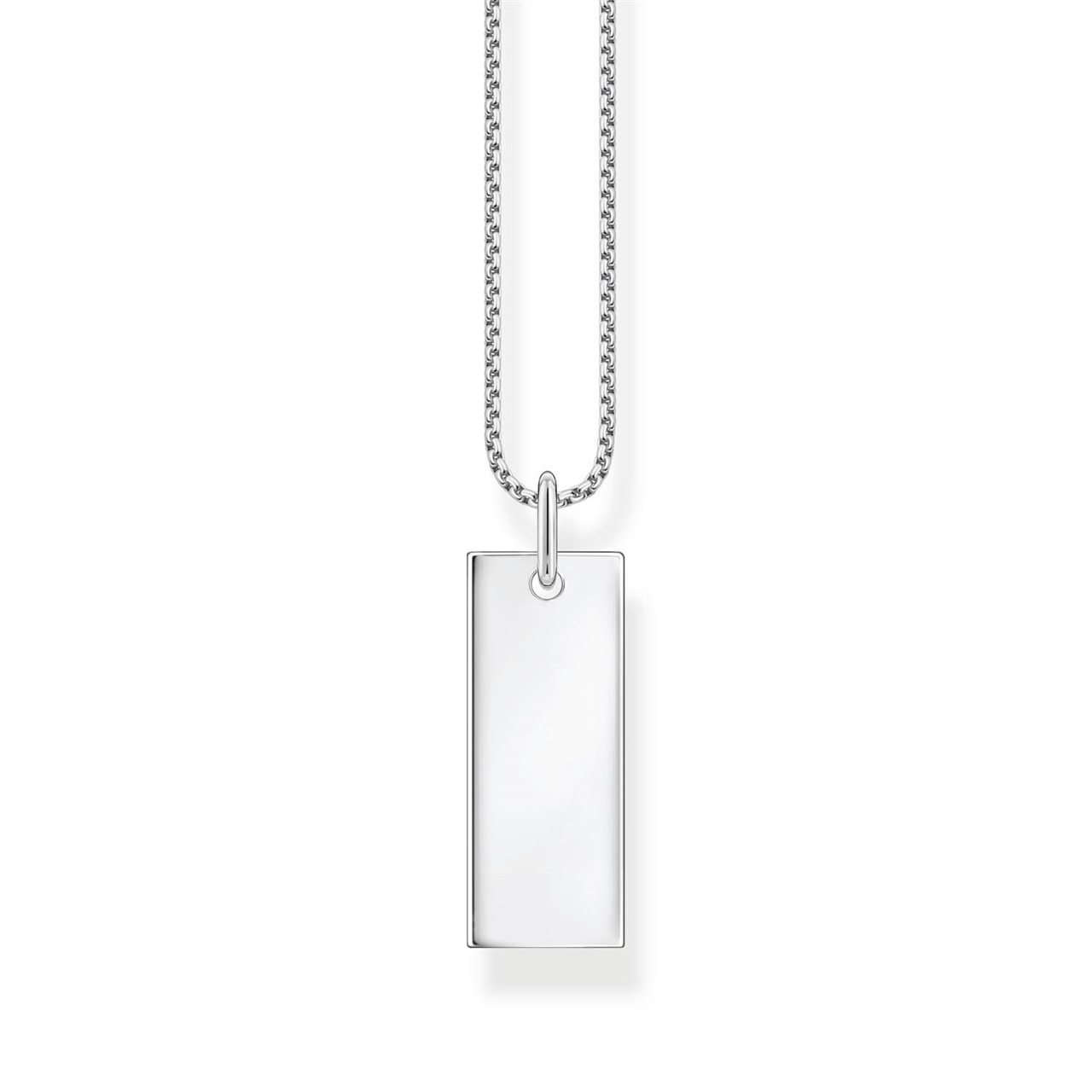 Thomas Sabo Engravable Tag Necklace