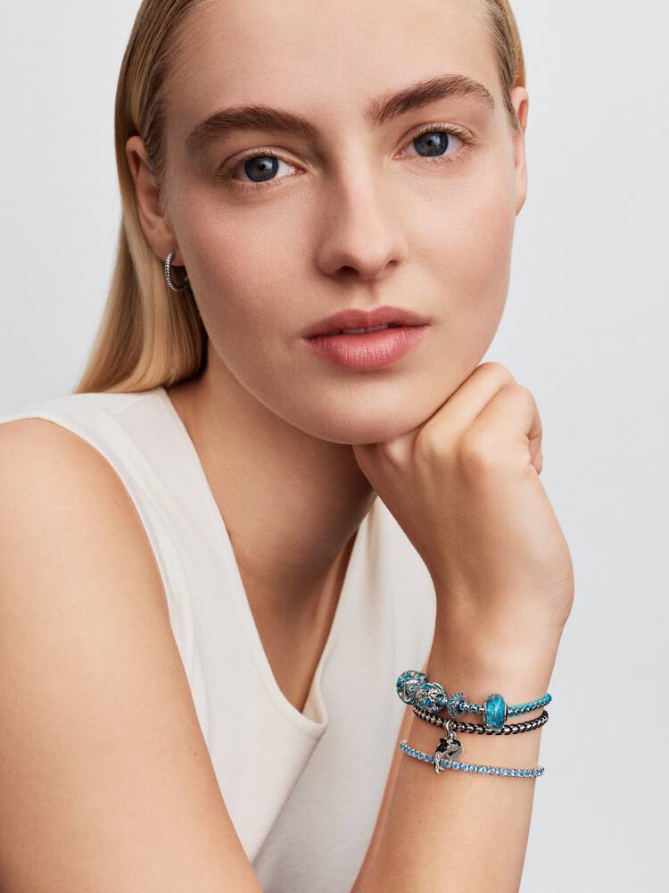 Pandora Openwork Swimming Fish Charm