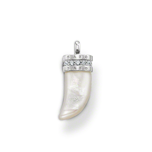 Thomas Sabo Mother of Pearl and Cubic Zirconia Pendant