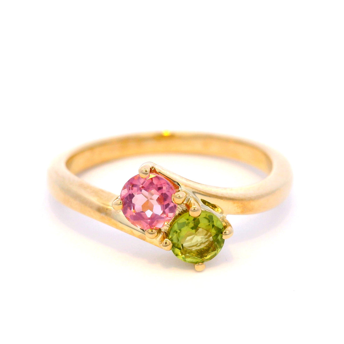 Peridot, Pink Tourmaline Size O 2x4.25mm