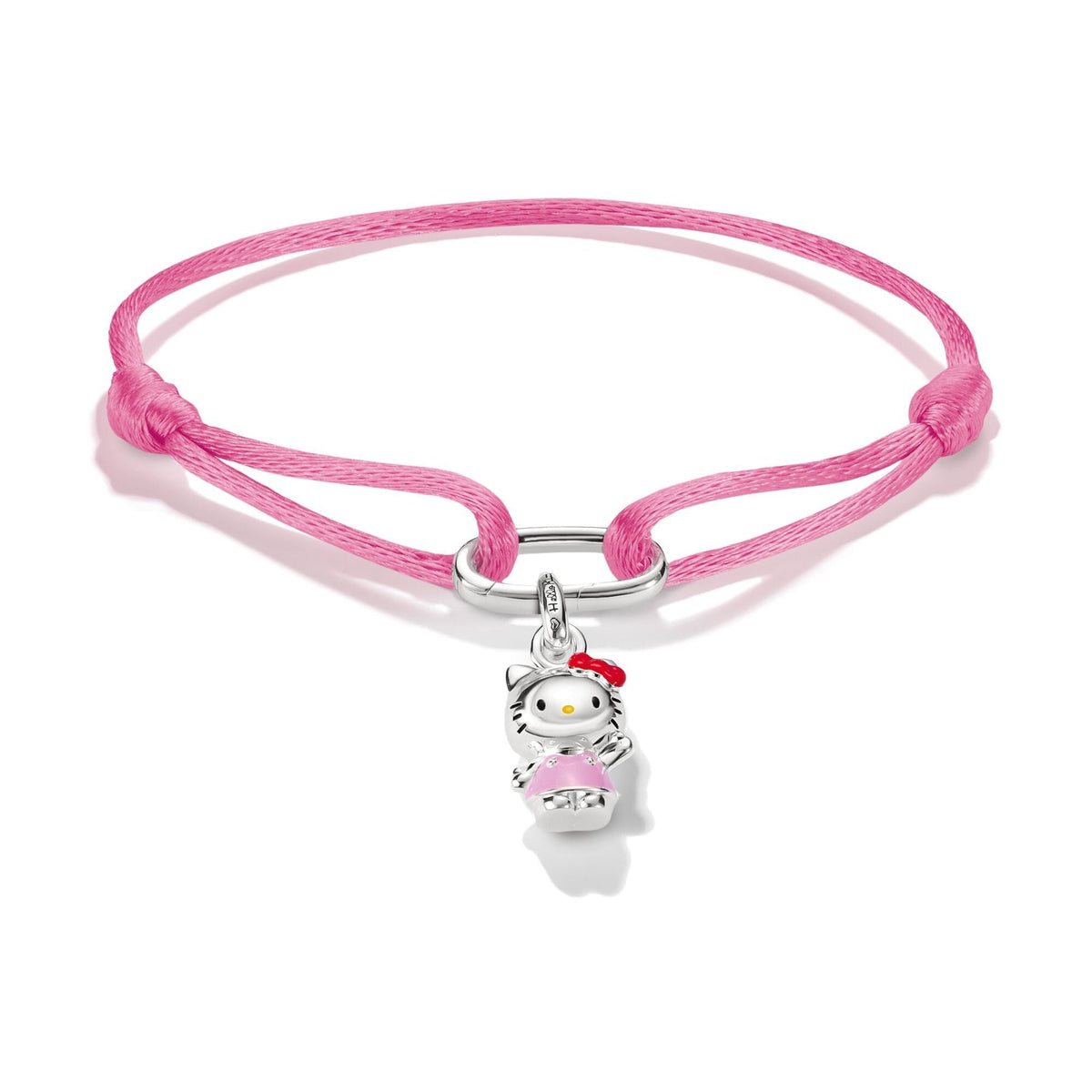 Thomas Sabo Hello Kitty Textile Bracelet Pink with Charm