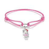 Thomas Sabo Hello Kitty Textile Bracelet Pink with Charm