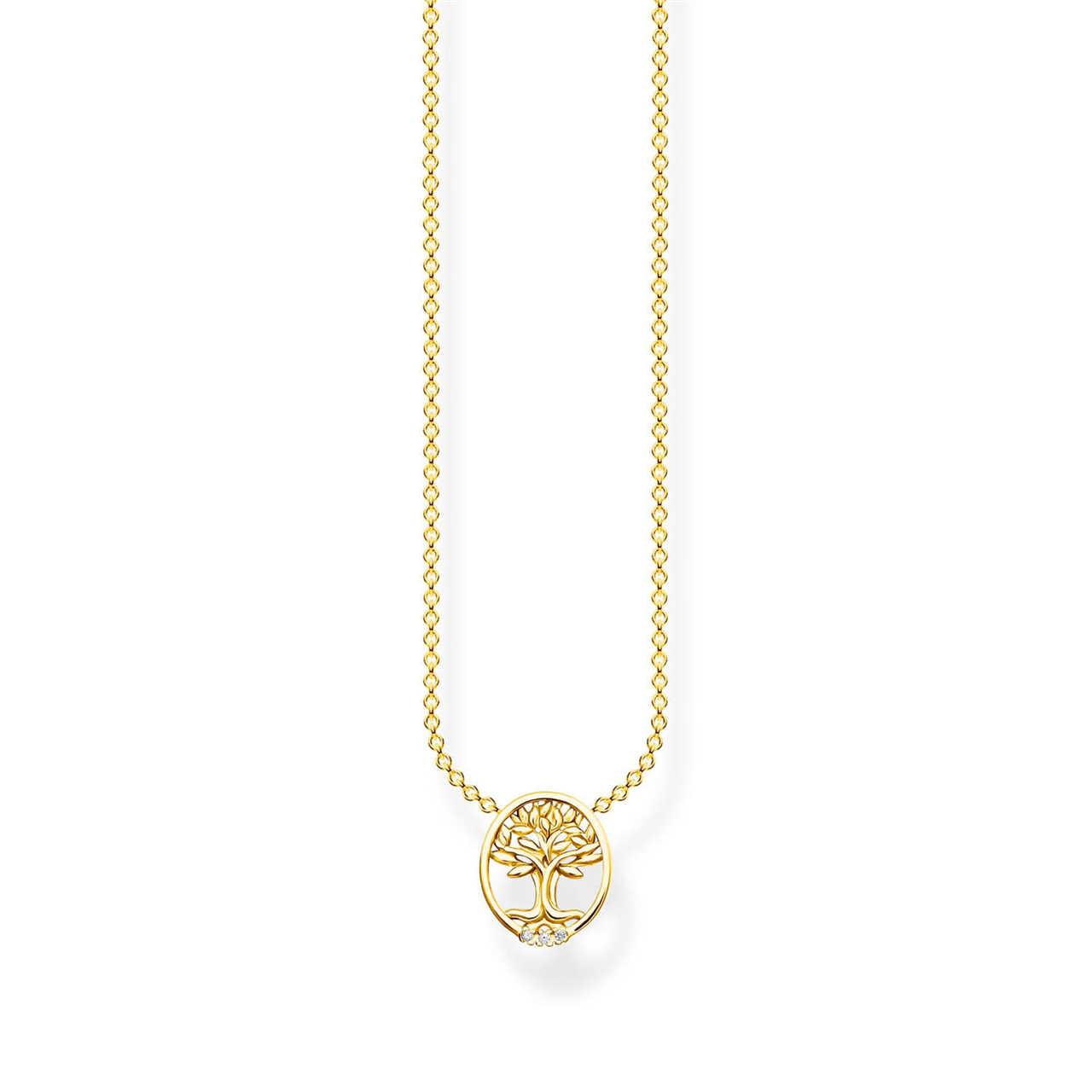 Thomas Sabo Gold Tree Of Love Necklace