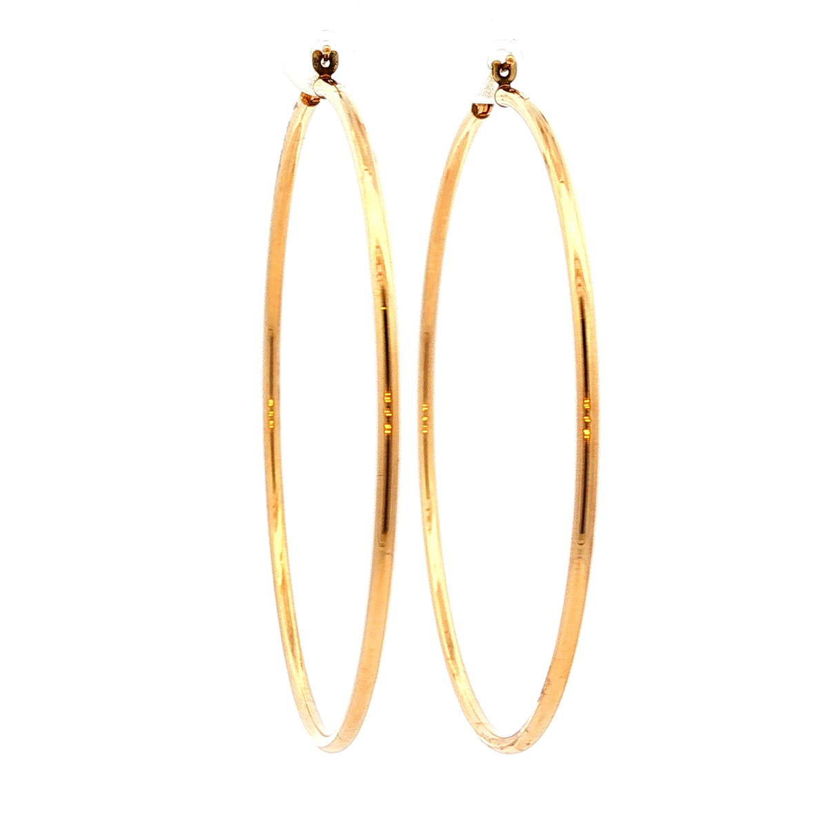 Classic Yellow Gold Hoop Earrings