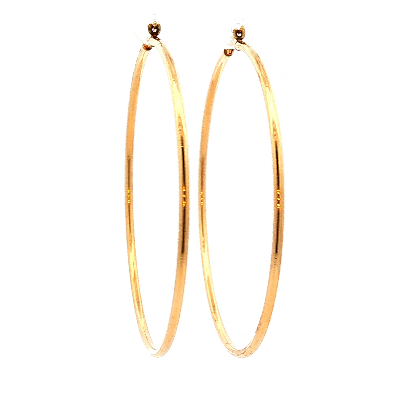 Classic Yellow Gold Hoop Earrings
