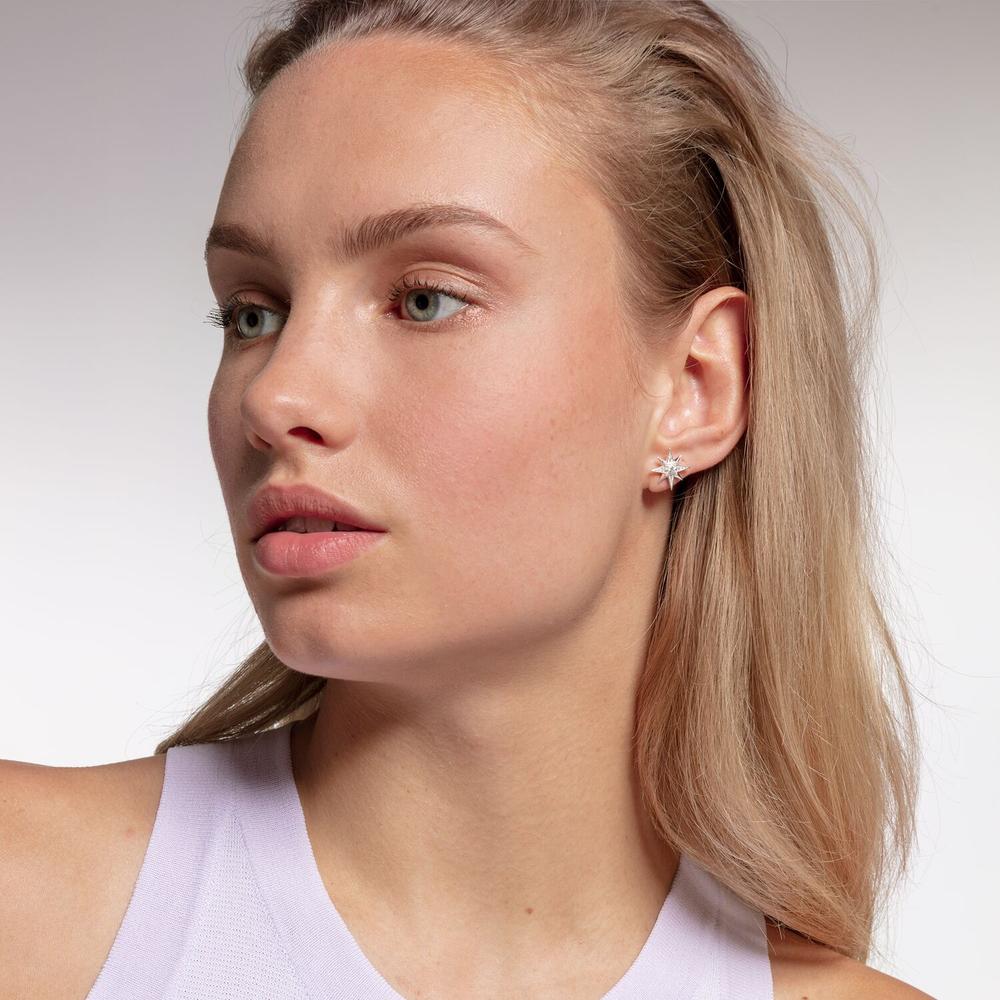 Thomas Sabo Star Gold Plated Ear Studs