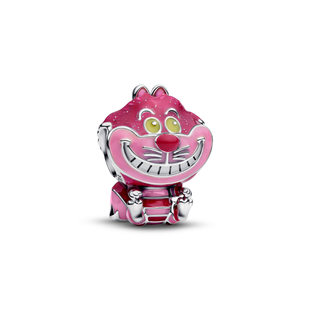 Pandora Disney Cheshire Cat Pink Glow in Dark Charm
